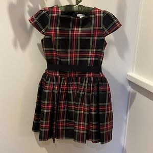 CrewCuts Christmas plaid dress